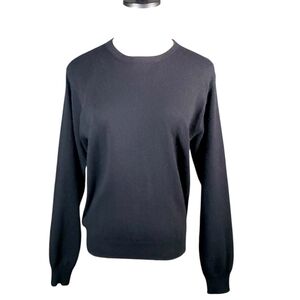 Vtg Two Ply Cashmere L Sweater Thailand Classic Quiet Luxury Preppy Academia